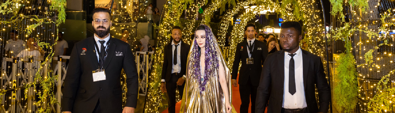 Chinese Celebrity Fan Bingbing Shines in Dhamani 1969 Necklace at EMIGALA Event in Dubai